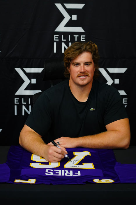 Will Fries Signed Throwback Player Football Jersey