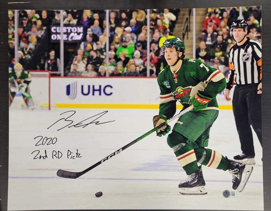 Brock Faber '2nd RD Pick' Signed 16x20 Photo #6