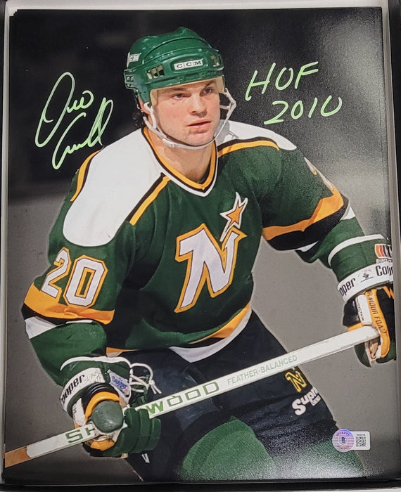 Dino Ciccarelli 'North Stars' Signed 11x14 Photo #4 w/ Inscription 'HOF 2010"