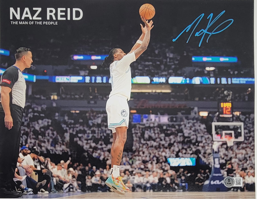 Naz Reid Signed 11x14 Photo