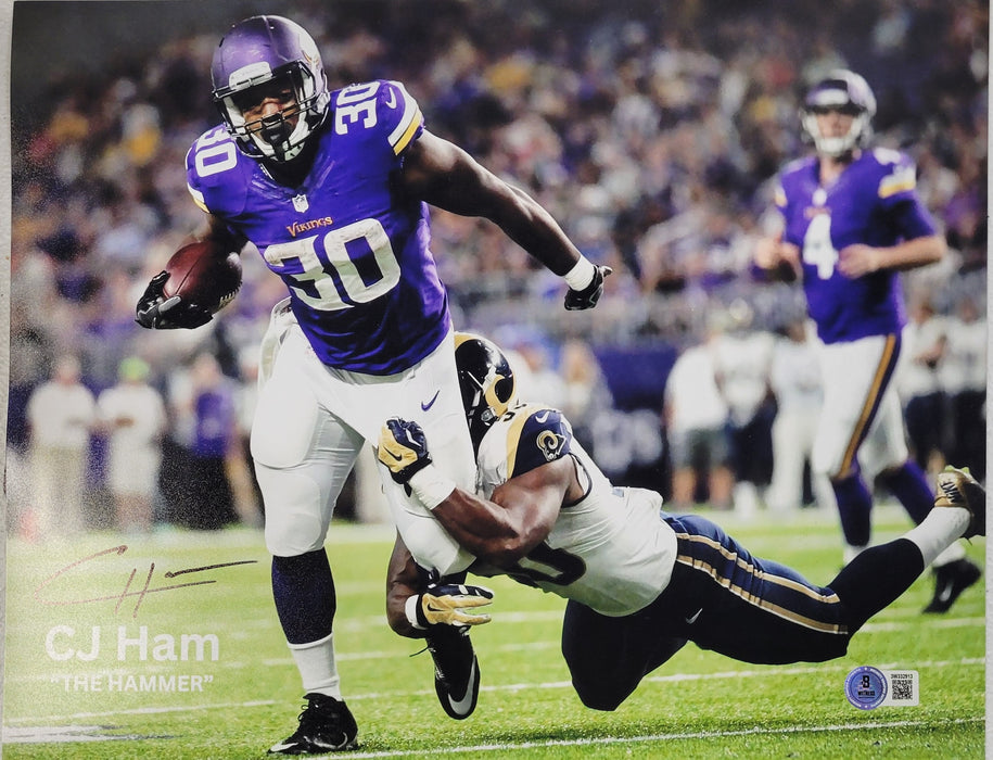 CJ Ham "The Hammer" 11x14 Photo #2