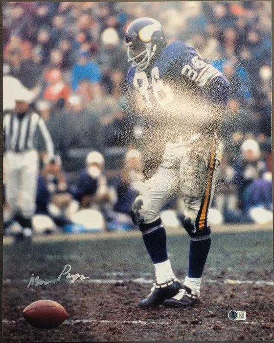 Alan Page Signed Color 16x20 Photo #1