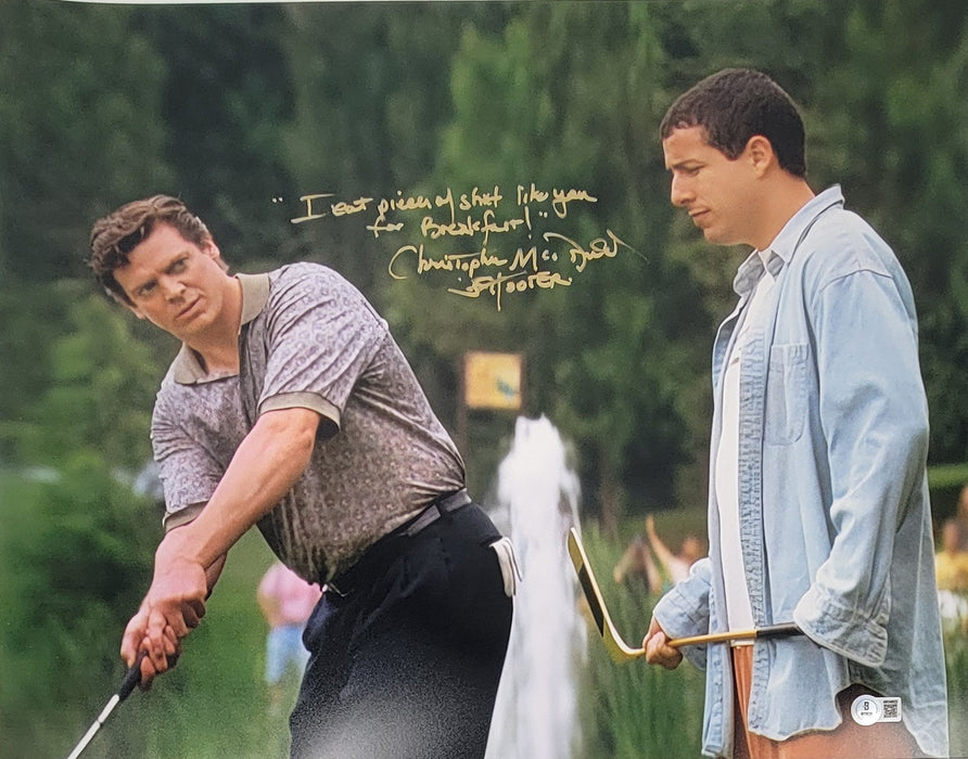 Shooter McGavin Signed 16x20 Photo w/ Inscription