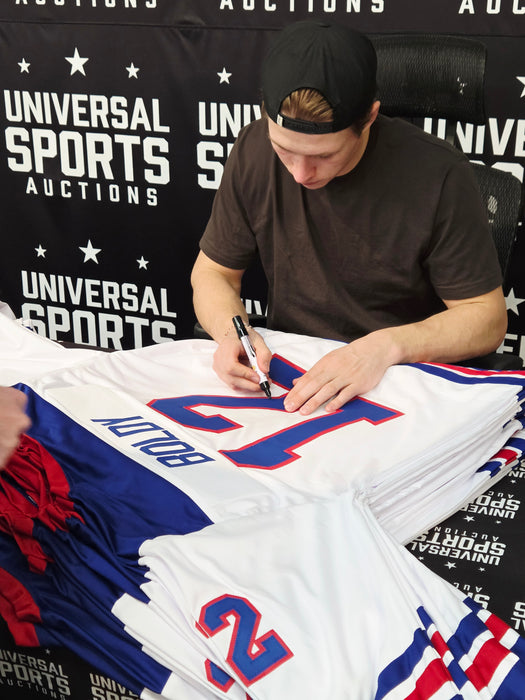 Matt Boldy Signed USA White Player Hockey Jersey