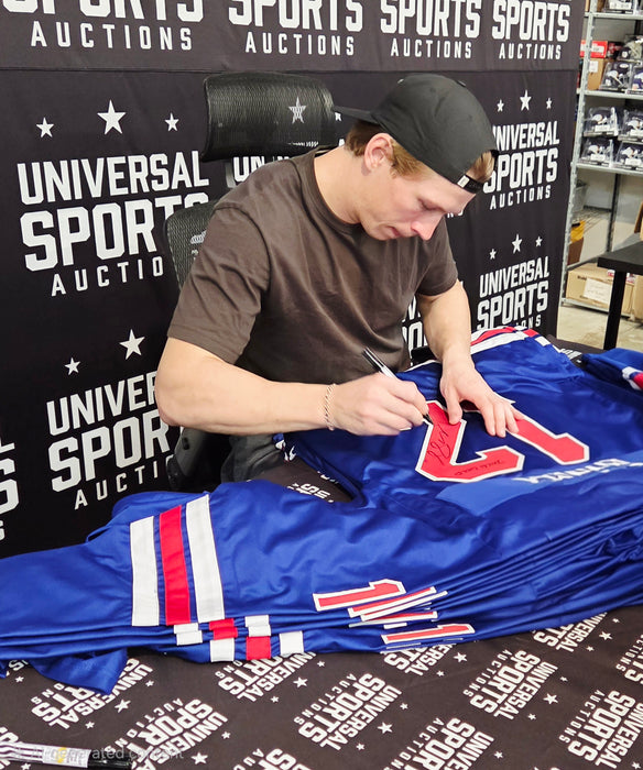 Matt Boldy Signed Player USA Blue Hockey Jersey