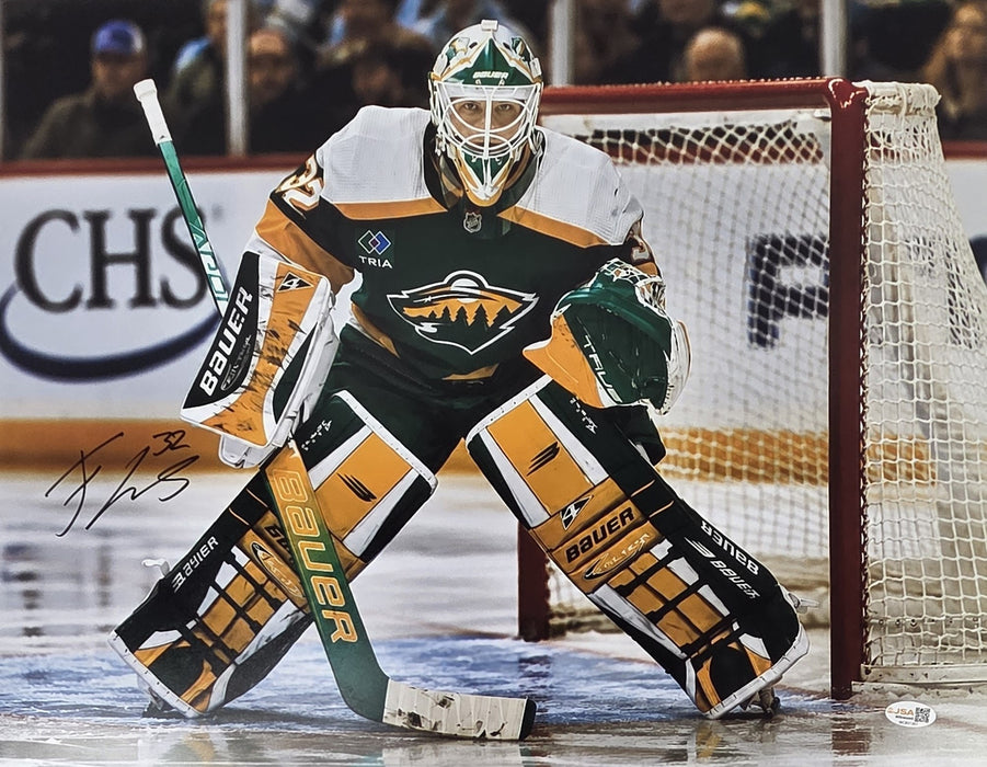 Filip Gustavsson Signed 16x20 Photo #2