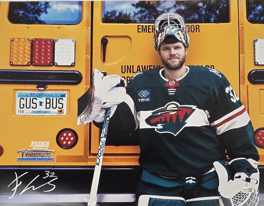 Filip Gustavsson Signed 16x20 Photo #3