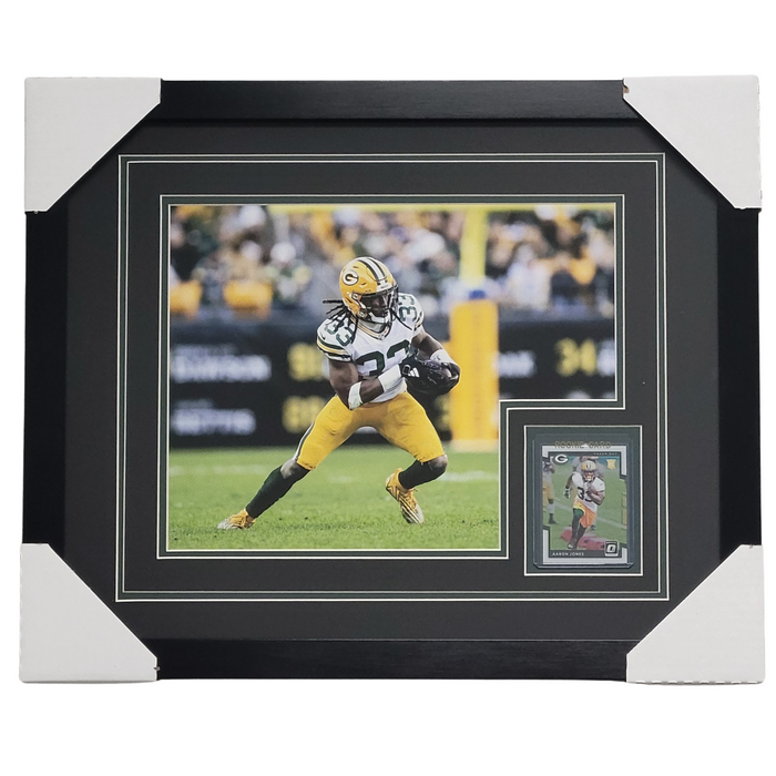 Aaron Jones Professionally Framed 11x14 Rookie Card Display