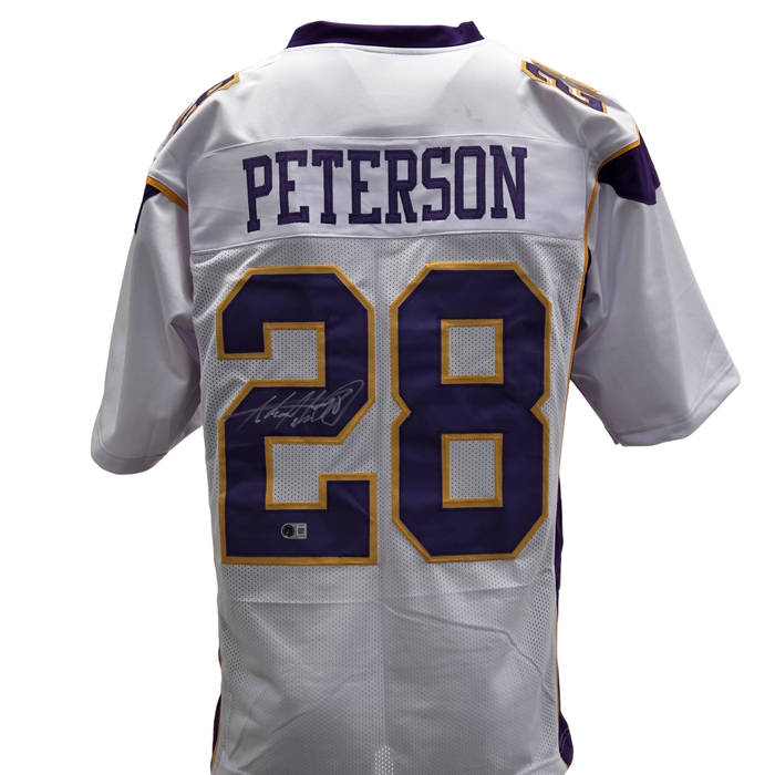 Adrian Peterson Signed White Player Football Jersey