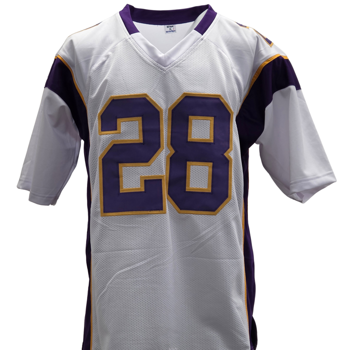 Adrian Peterson Signed White Player Football Jersey