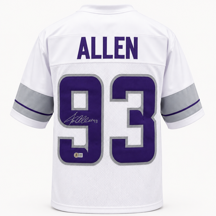 Jonathan Allen Signed Whiteout Player Football Jersey