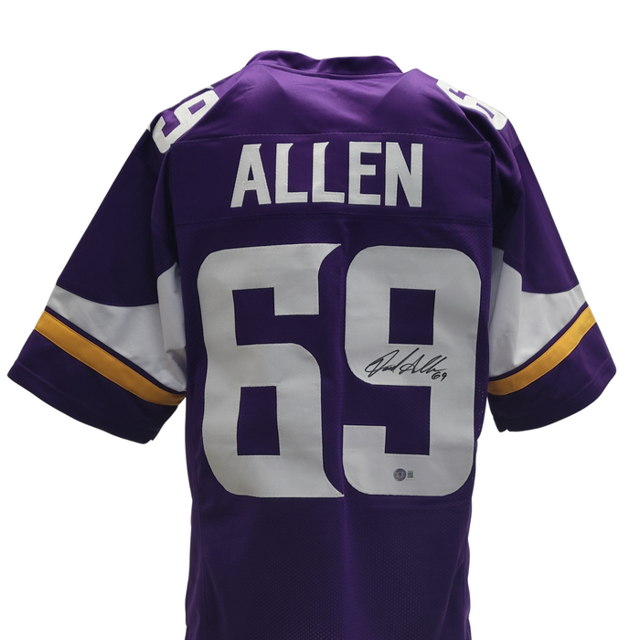 Jared Allen Signed Custom Purple Football Jersey