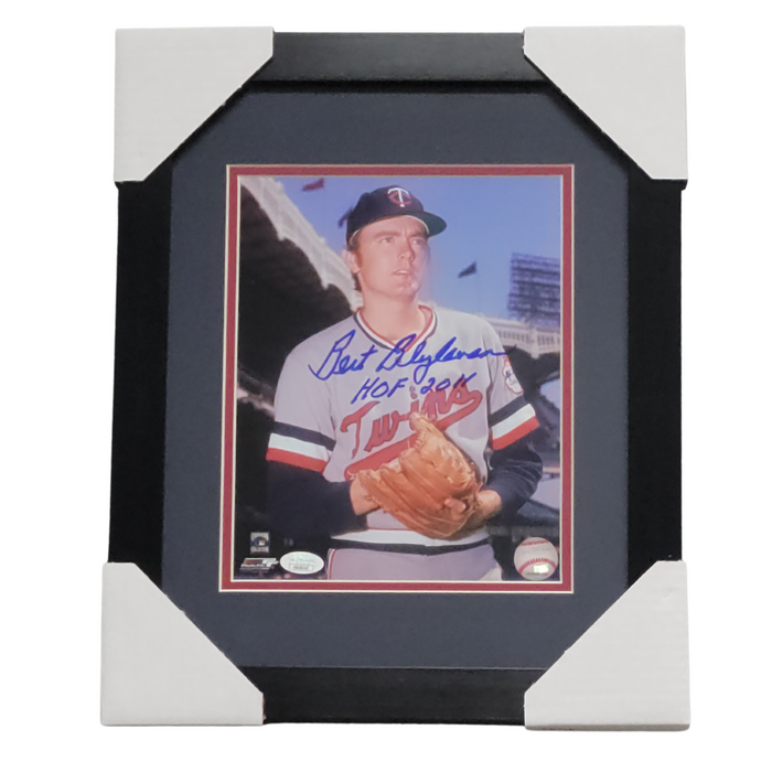 Bert Blyleven Close Up Signed & Professionally Framed 8x10 Photo