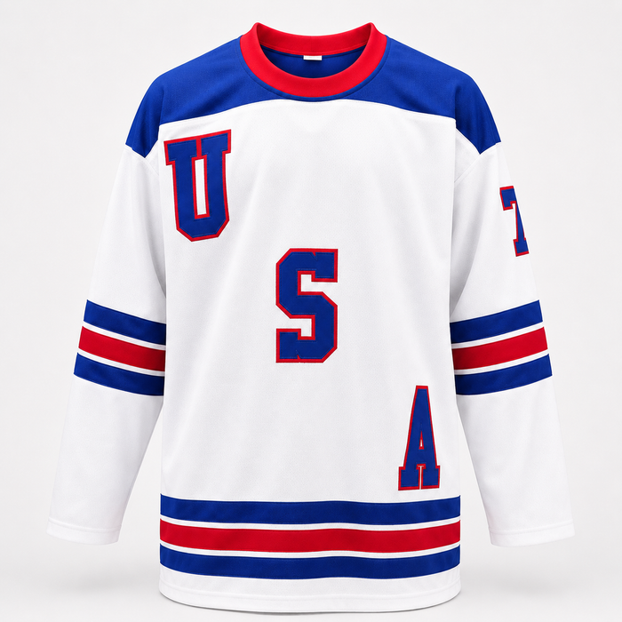 Brady Tkachuk Signed White USA Player Hockey Jersey