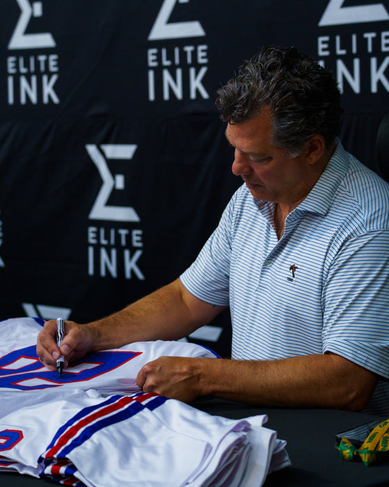 Bill Guerin Signed Player USA White Hockey Jersey w/ '2026 Gold'