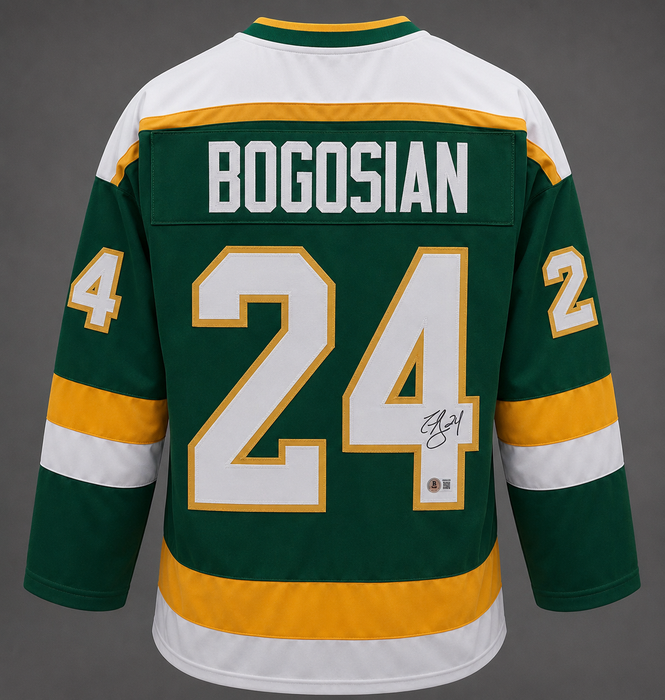 Zach Bogosian Signed Green Retro Player Hockey Jersey