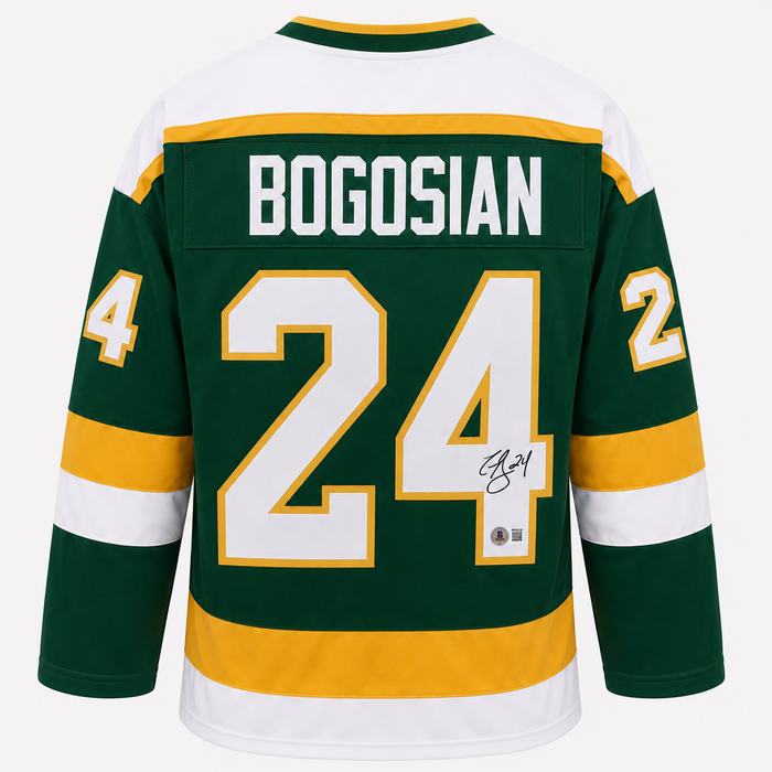 Zach Bogosian Signed Green Retro Player Hockey Jersey