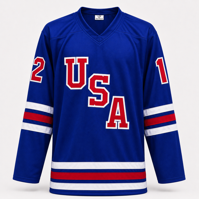 Matt Boldy Signed Player USA Blue Hockey Jersey