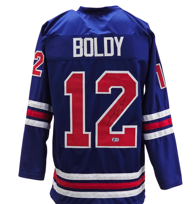 Matt Boldy Signed Player USA Blue Hockey Jersey