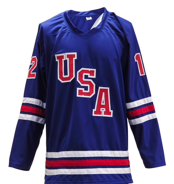 Matt Boldy Signed Player USA Blue Hockey Jersey