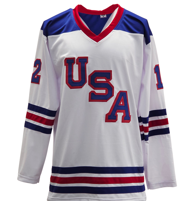 Matt Boldy Signed USA White Player Hockey Jersey