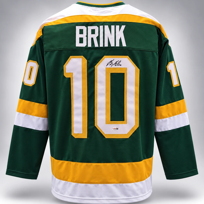 Bobby Brink Signed Player Green Retro Hockey Jersey