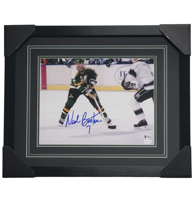 Neal Broten #7 Signed & Professionally Framed 11x14 Photo