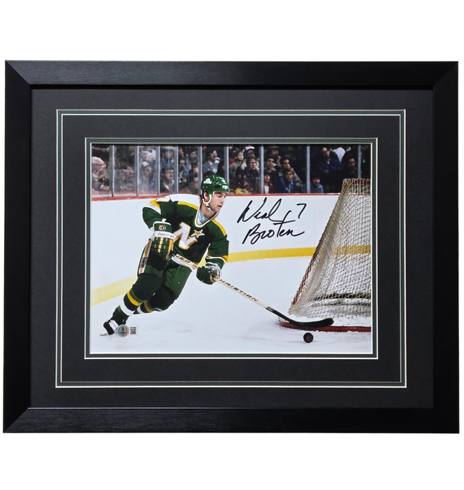 Neal Broten Signed & Professionally Framed 11x14 Photo #9