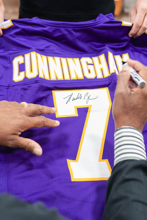 Randall Cunningham Signed Player Throwback Football Jersey