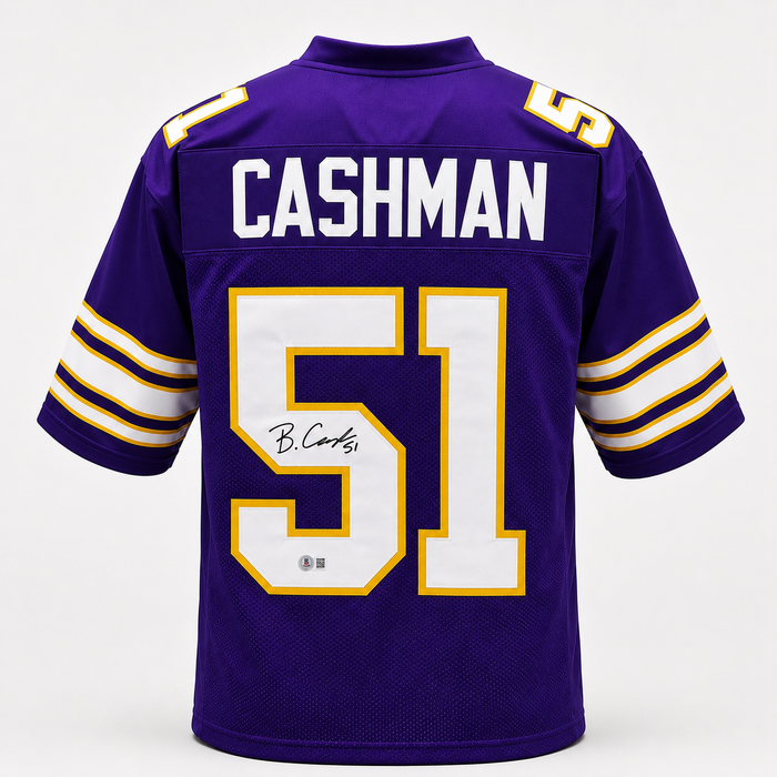 Blake Cashman Signed Player Throwback Football Jersey