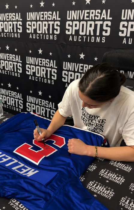 Megan Keller Signed Blue USA Player Hockey Jersey