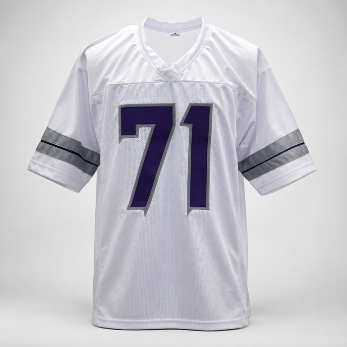Christian Darrisaw Signed Whiteout Player Football Jersey