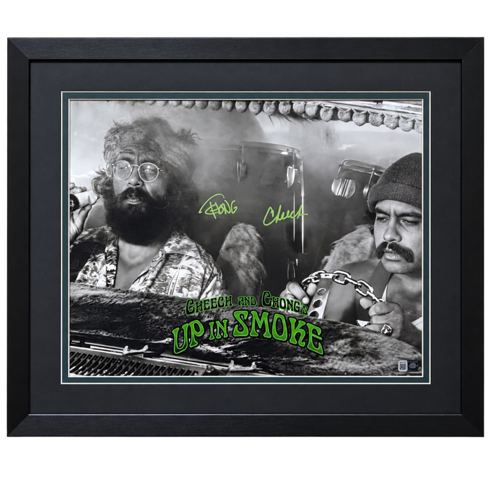 Cheech & Chong Signed & Professionally Framed 16x20 Photo #1