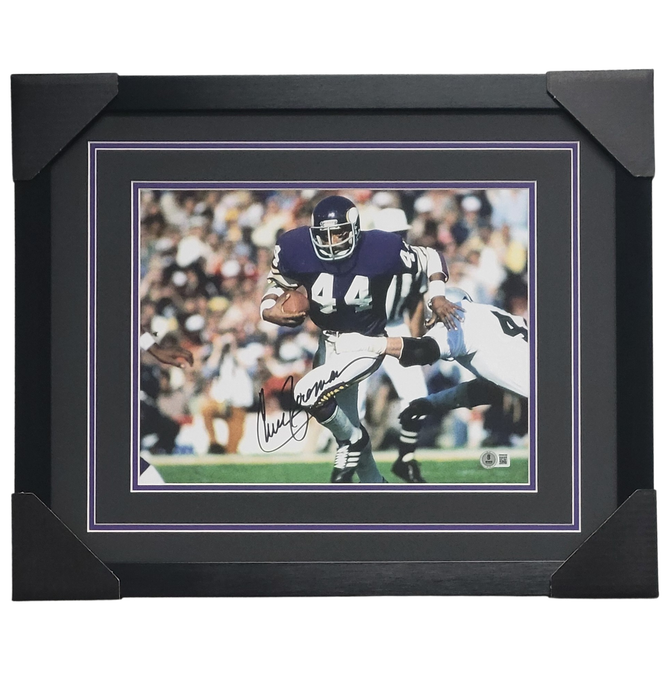 Chuck Foreman Signed & Professionally Framed 11x14 Photo