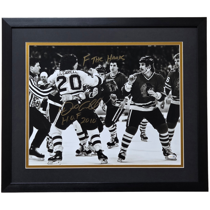 Dino Ciccarelli Signed & Professionally Framed 16x20 w/ Inscriptions