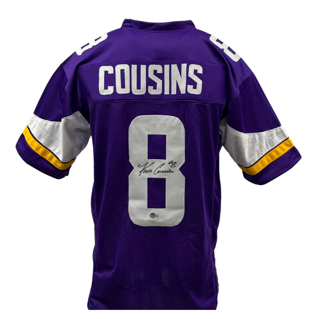Kirk Cousins Signed Custom Purple Football Jersey Universal Sports Auctions