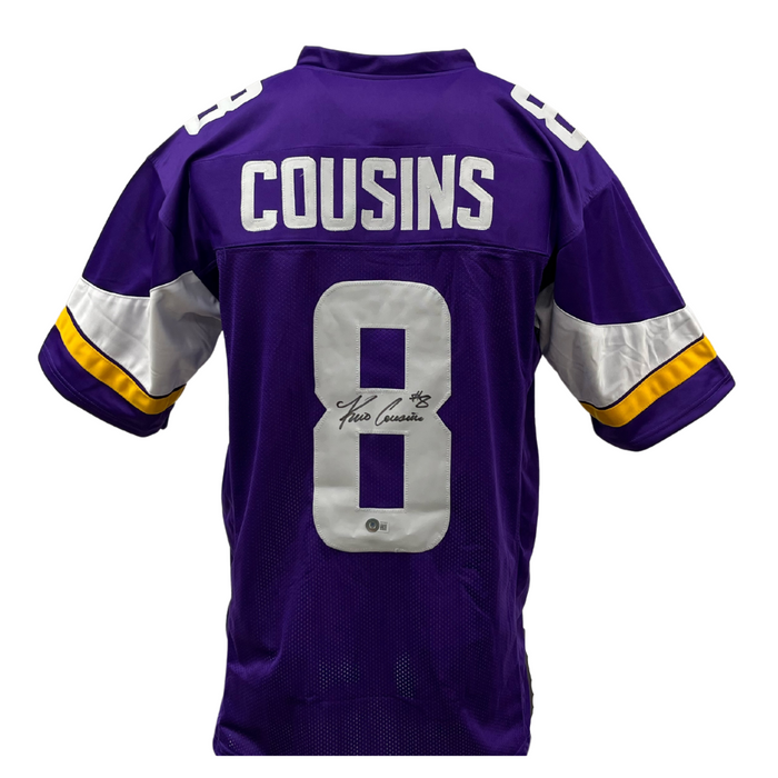 Kirk Cousins Signed Custom Purple Football Jersey