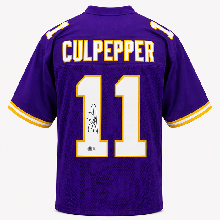 Daunte Culpepper Signed Player Purple Football Jersey