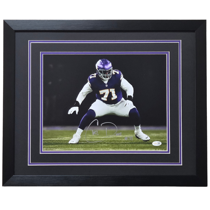 Christian Darrisaw Signed & Professionally Framed 11x14 Photo