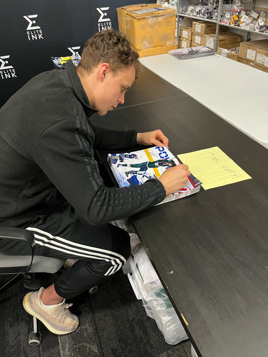 Joel Eriksson Ek Signed 11x14 Photo w/ '1st NHL Hatty!'