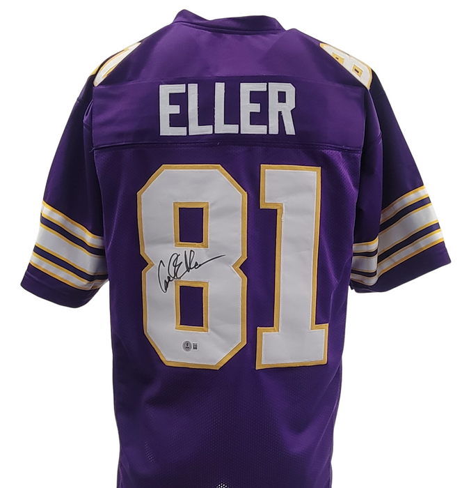 Carl Eller Signed Custom Purple Football Jersey