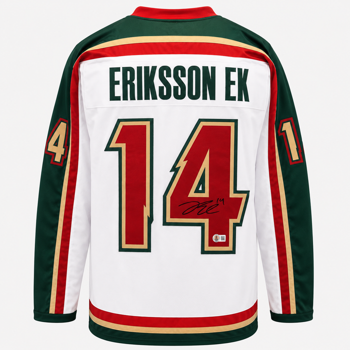 Joel Eriksson Ek Signed Player Throwback Hockey Jersey