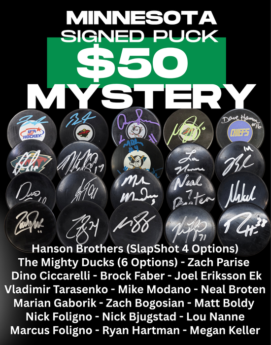 Signed Hockey Puck Mystery Box