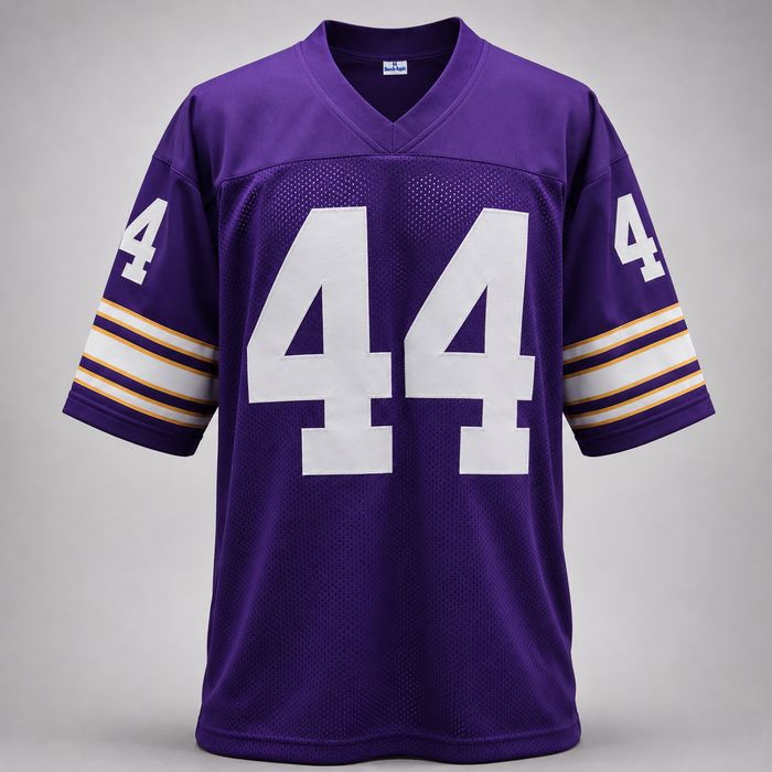 Chuck Foreman Signed Player Purple Football Jersey