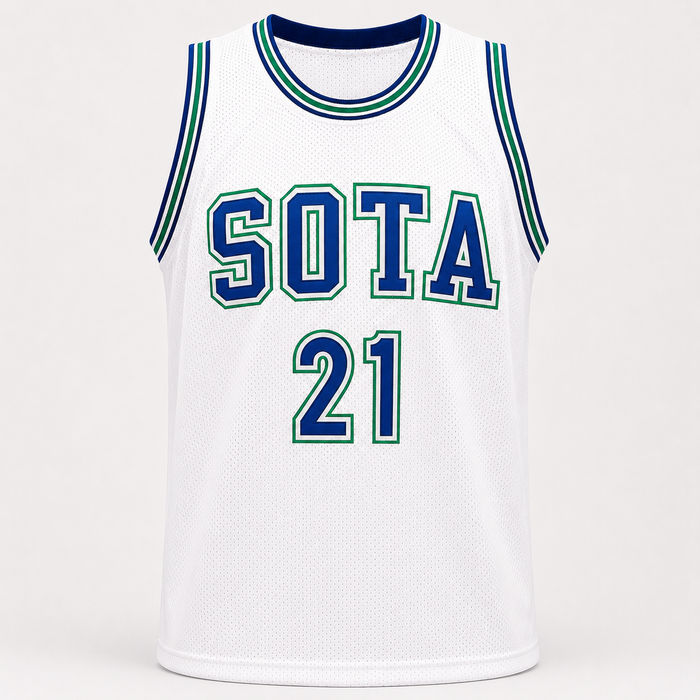 Kevin Garnett Signed White Player Basketball Jersey