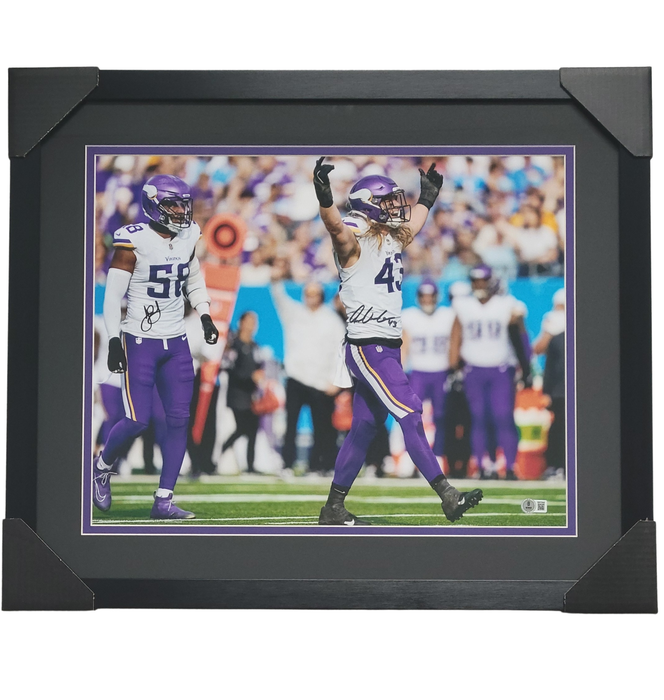 Jonathan Greenard & Andrew Van Ginkel Signed & Professionally Framed 16x20 Photo