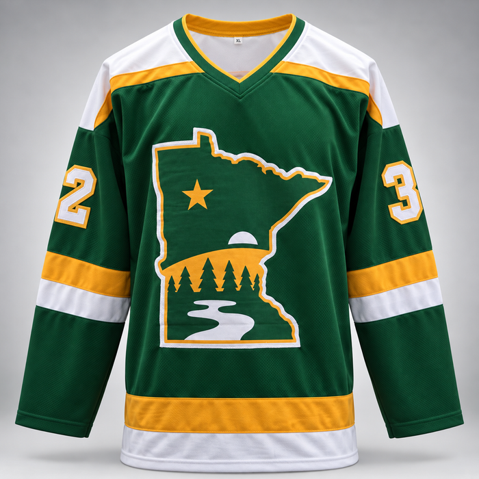 Filip Gustavsson Signed Player Green Retro Hockey Jersey