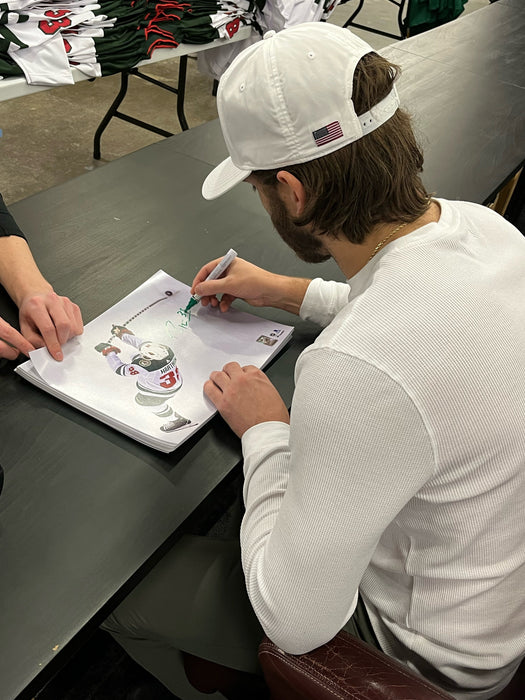 Ryan Hartman Signed 11x14 Photo w/ 'Hartzy'