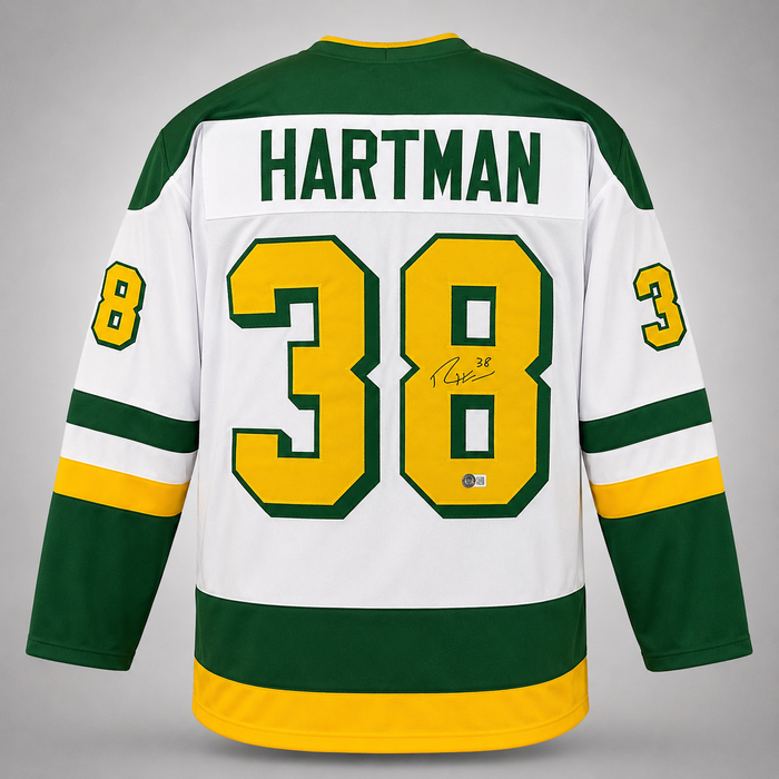Ryan Hartman Signed Retro Player Hockey Jersey
