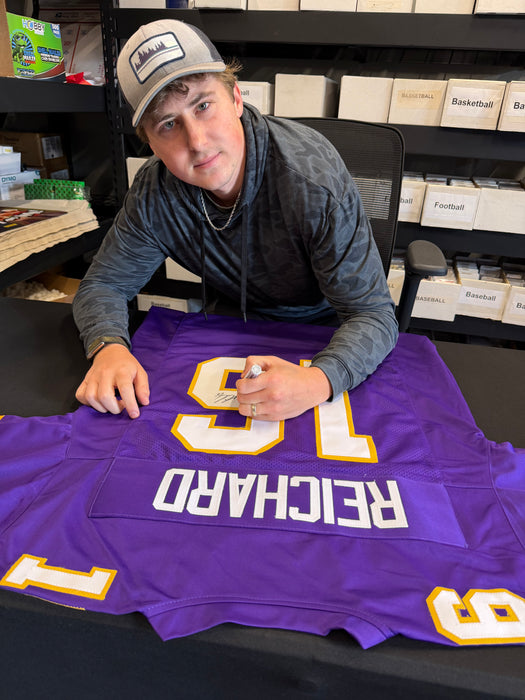 Will Reichard Signed Throwback Player Football Jersey